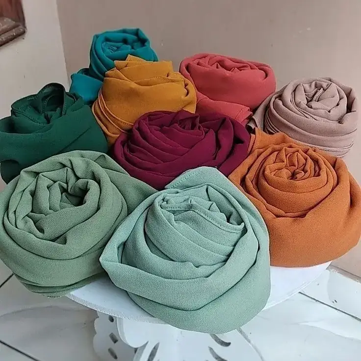 Georgette chiffon hijabs