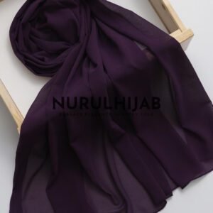 Burgundy | Georgette Hijab